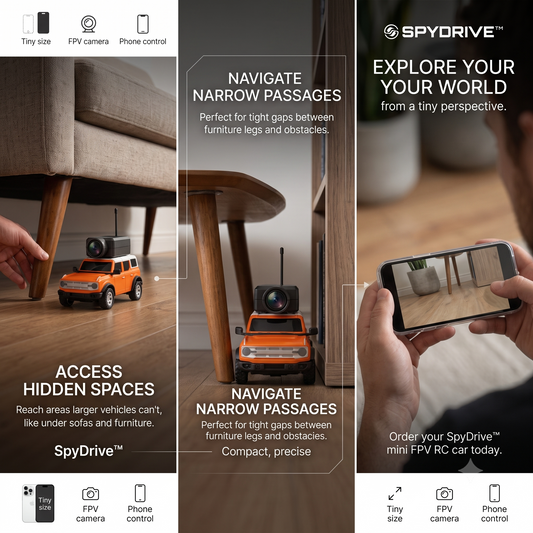 SpyDrive™- Explore Anywhere FPV Car